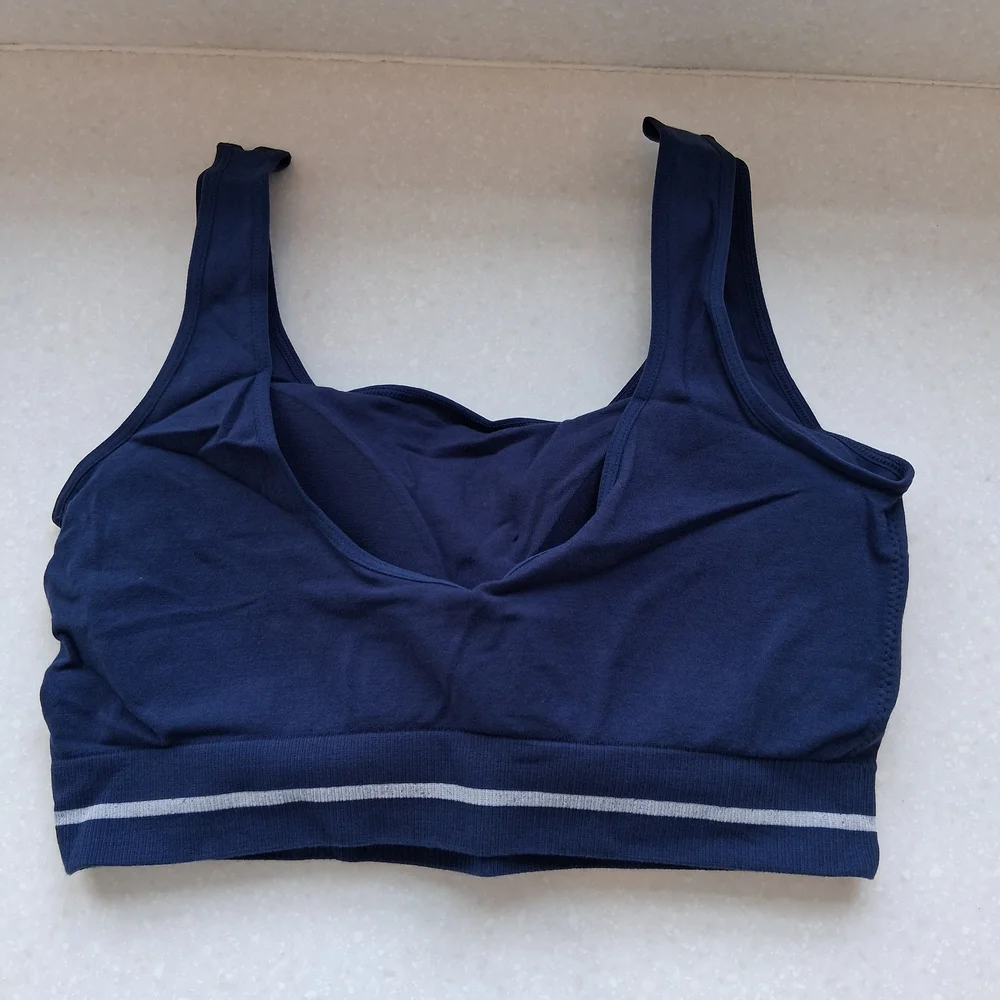 GAP Body Women's Navy Cotton Comfort Bra - Picture 2 of 7